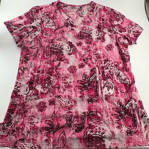 UA Flex Women's Medium Scrub Top